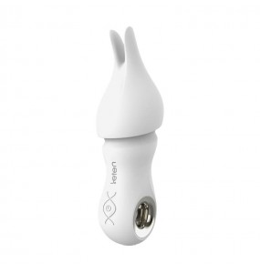 HK LETEN Fairy Series White Rabbit Clitoris Simulator Vibrator (Chargeable - White)